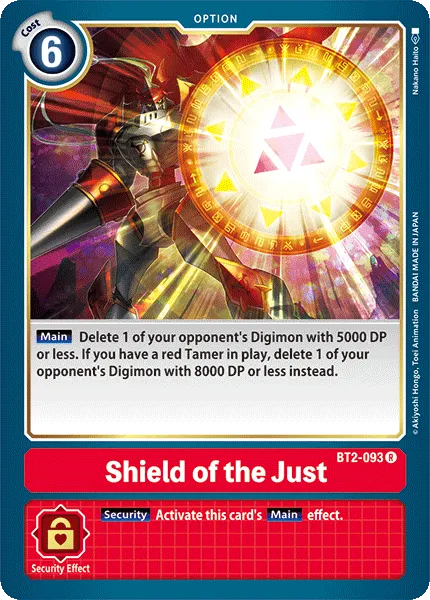 Shield of the Just &mdash; Digimon Card Game card
