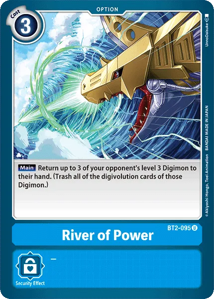 River of Power &mdash; Digimon Card Game card
