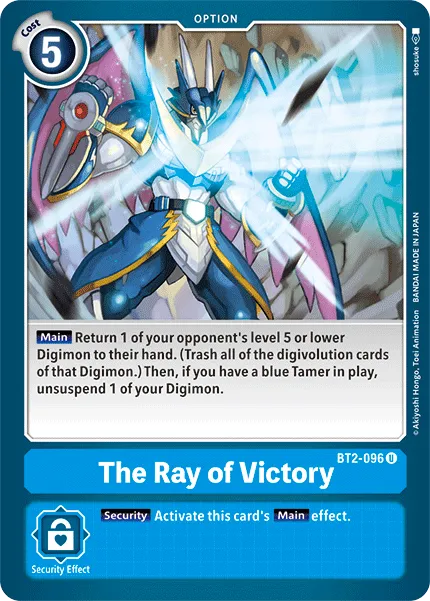 The Ray of Victory &mdash; Digimon Card Game card