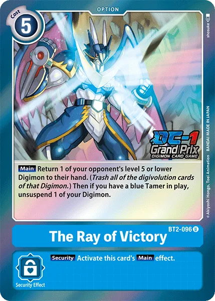 The Ray of Victory &mdash; Digimon Card Game card