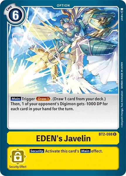EDEN's Javelin &mdash; Digimon Card Game card
