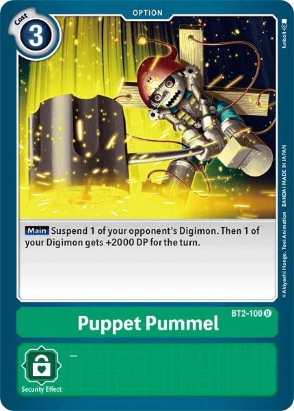 Puppet Pummel &mdash; Digimon Card Game card