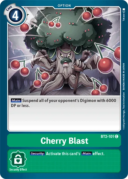 Cherry Blast &mdash; Digimon Card Game card