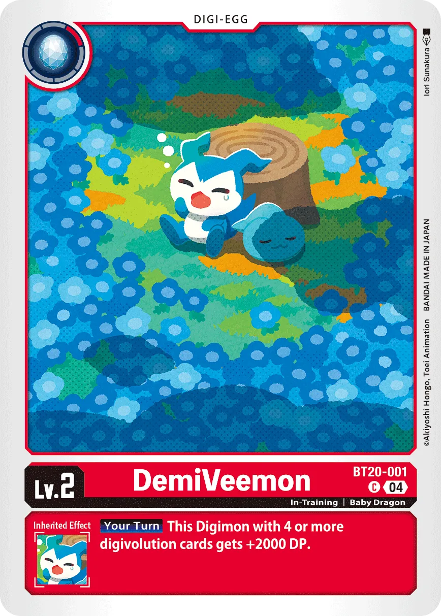DemiVeemon &mdash; Digimon Card Game card