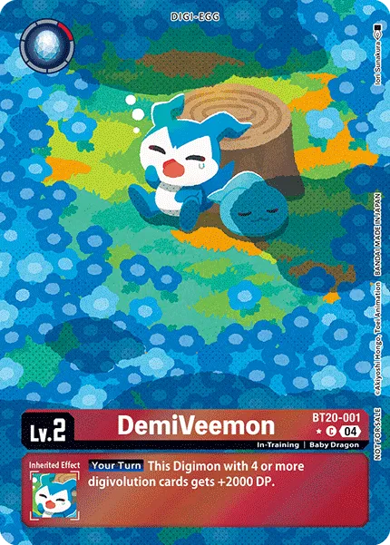 DemiVeemon &mdash; Digimon Card Game card
