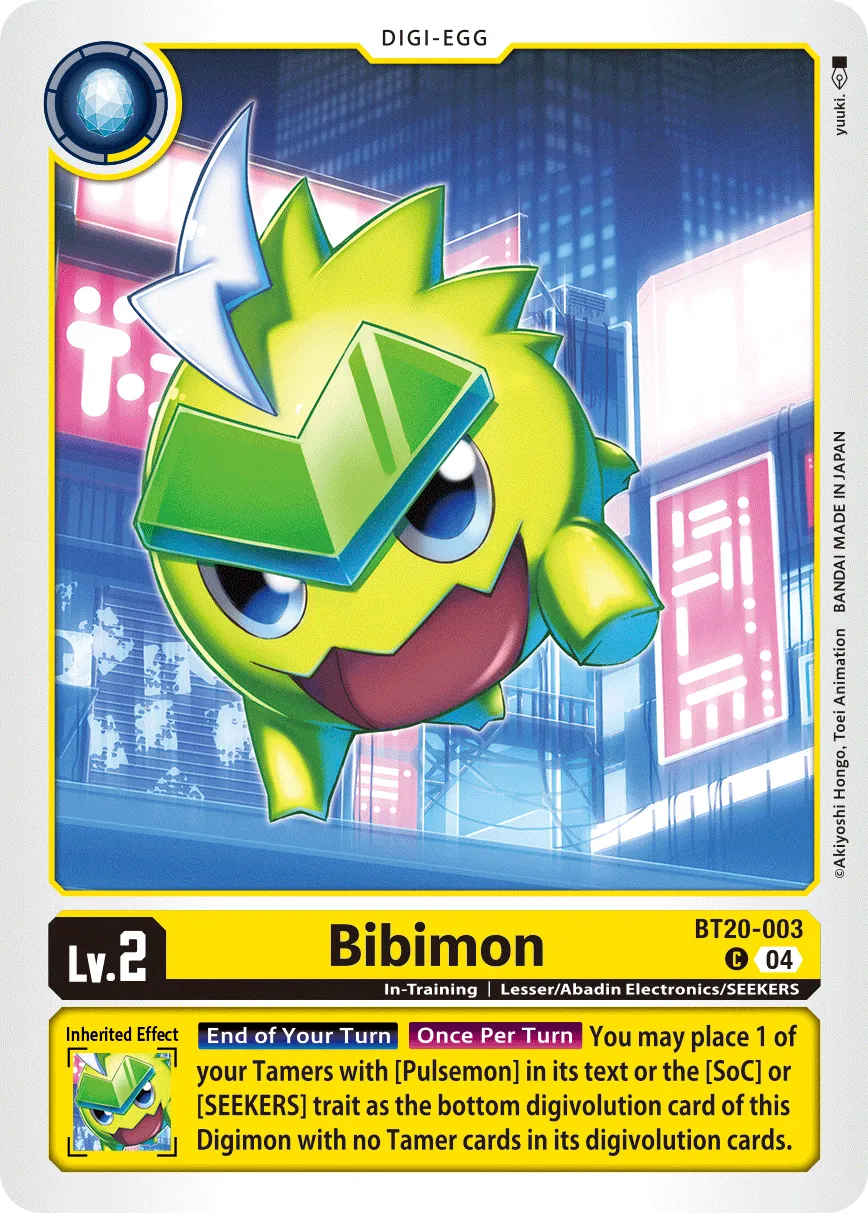 Bibimon &mdash; Digimon Card Game card