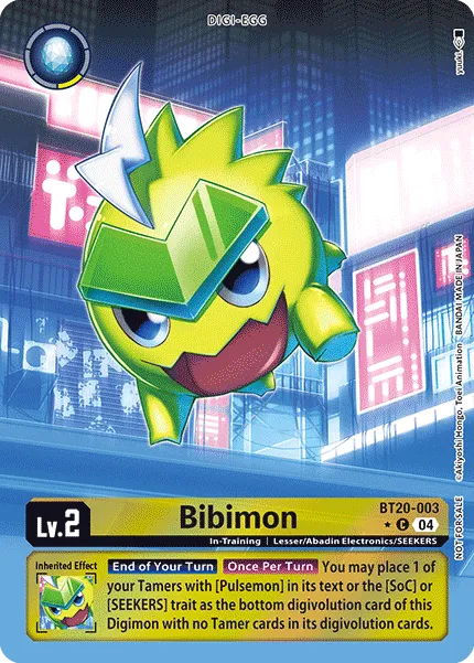 Bibimon &mdash; Digimon Card Game card