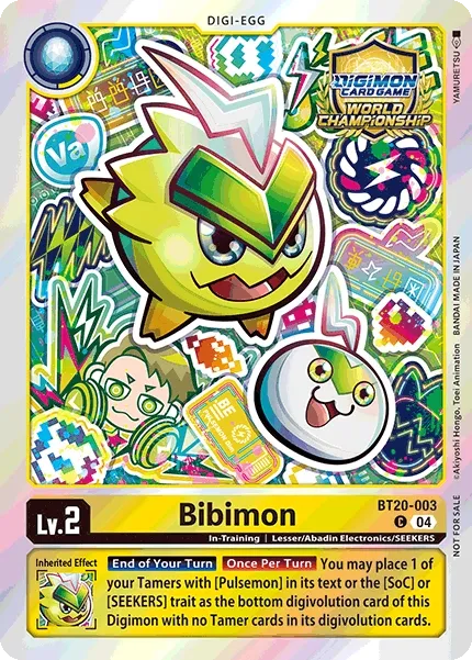 Bibimon &mdash; Digimon Card Game card