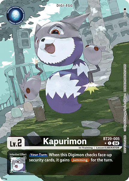 Kapurimon &mdash; Digimon Card Game card