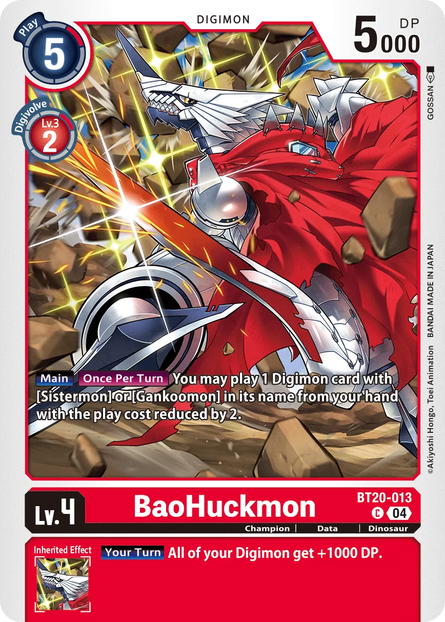 BaoHuckmon &mdash; Digimon Card Game card