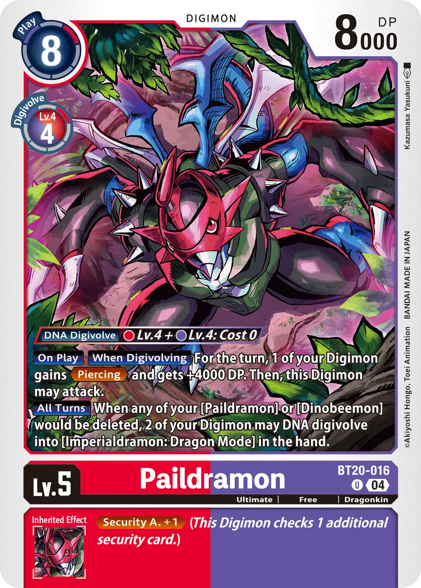 Paildramon &mdash; Digimon Card Game card