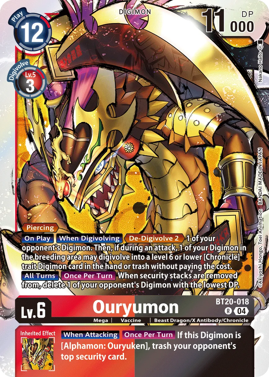 Ouryumon &mdash; Digimon Card Game card