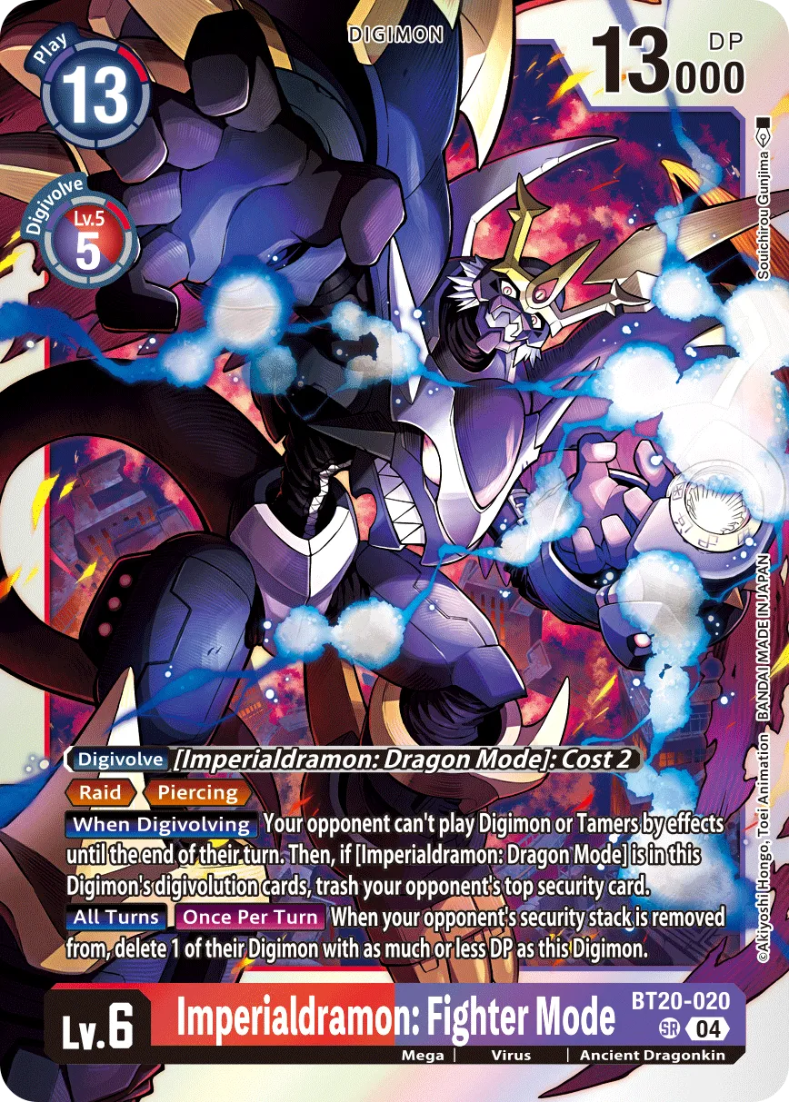 Imperialdramon: Fighter Mode &mdash; Digimon Card Game card