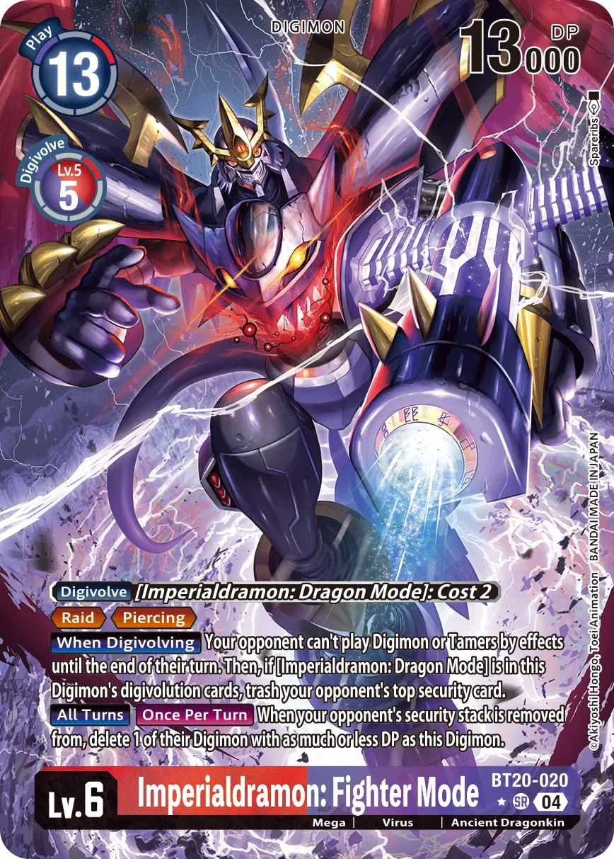 Imperialdramon: Fighter Mode &mdash; Digimon Card Game card