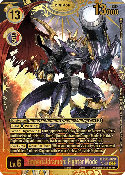 Imperialdramon: Fighter Mode &mdash; Digimon Card Game card
