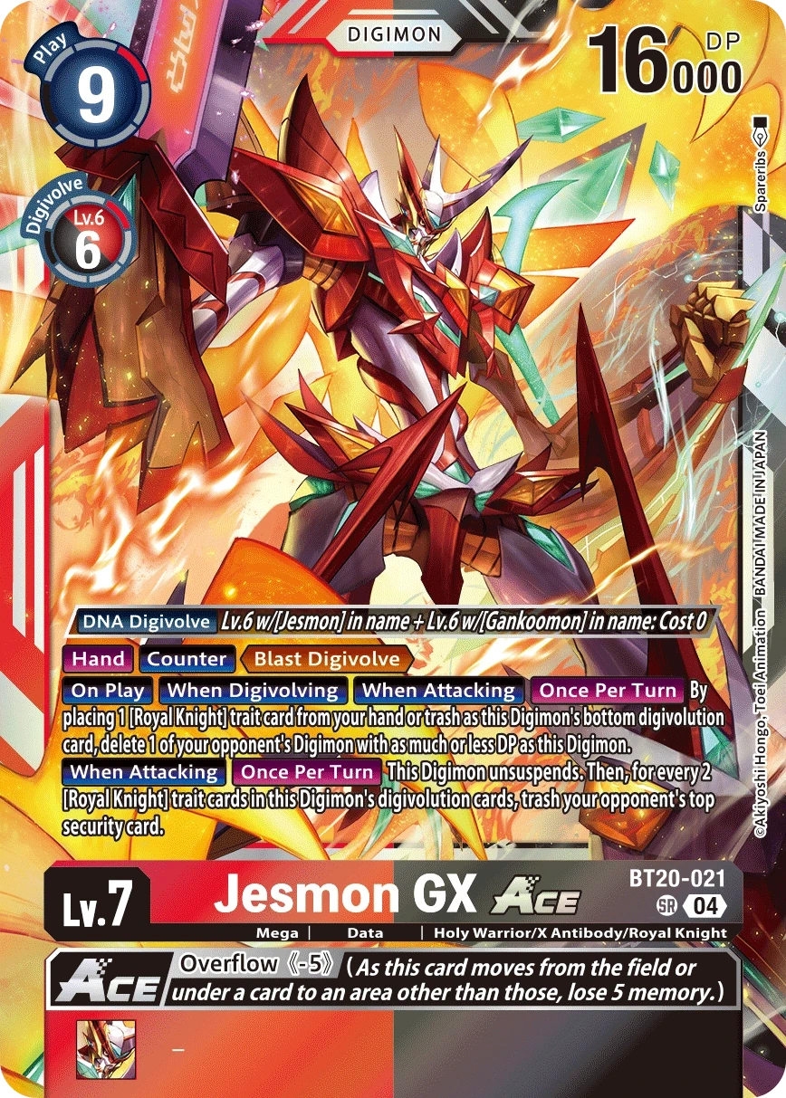 Jesmon GX ACE &mdash; Digimon Card Game card