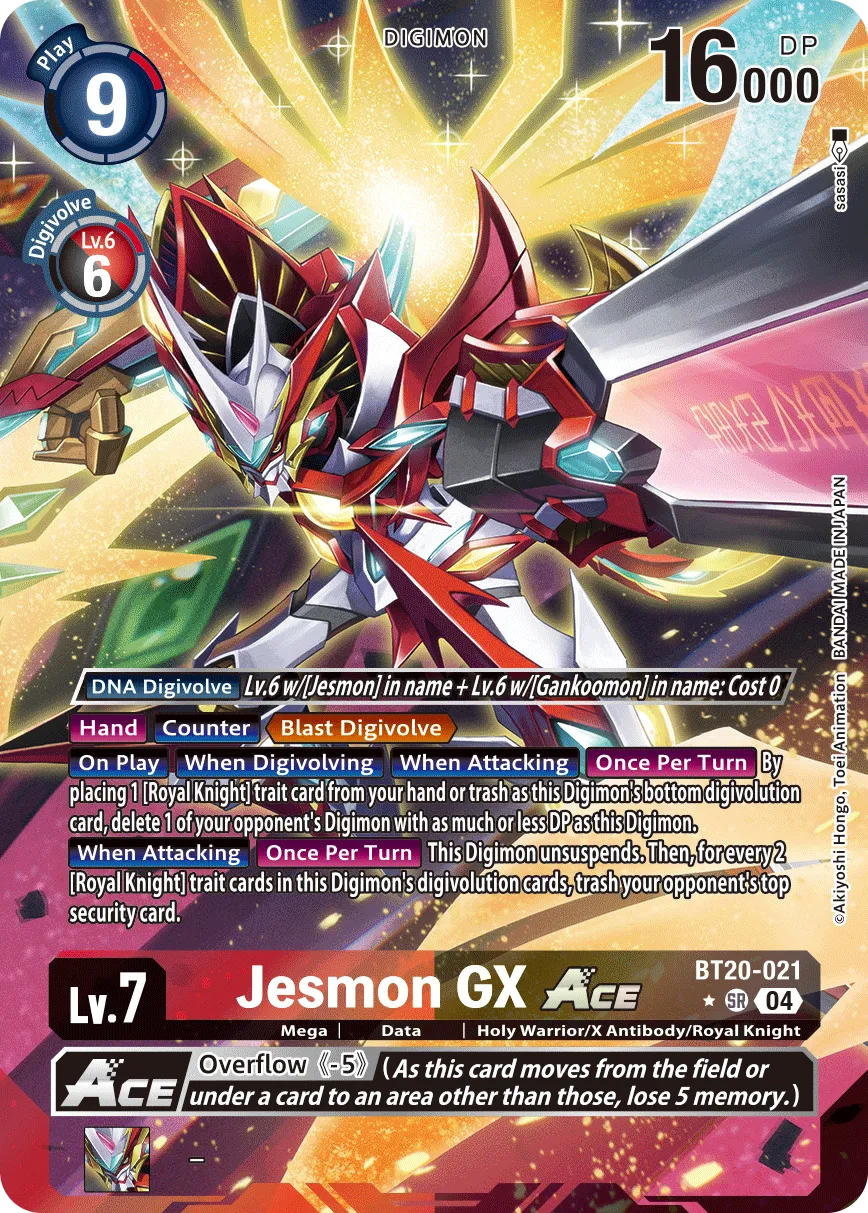 Jesmon GX ACE &mdash; Digimon Card Game card