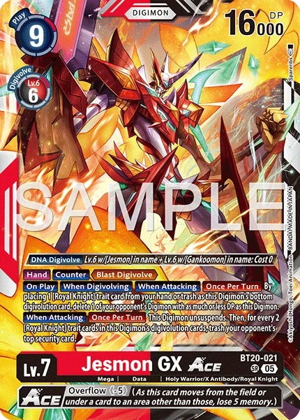 Jesmon GX ACE &mdash; Digimon Card Game card