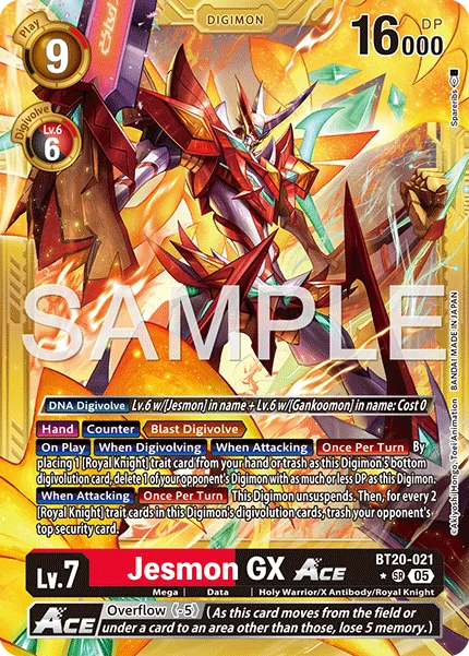 Jesmon GX ACE &mdash; Digimon Card Game card