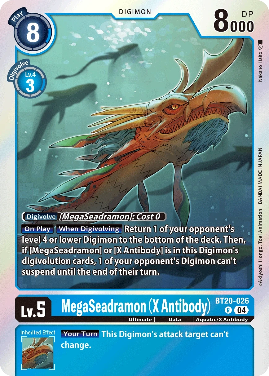MegaSeadramon (X Antibody) &mdash; Digimon Card Game card