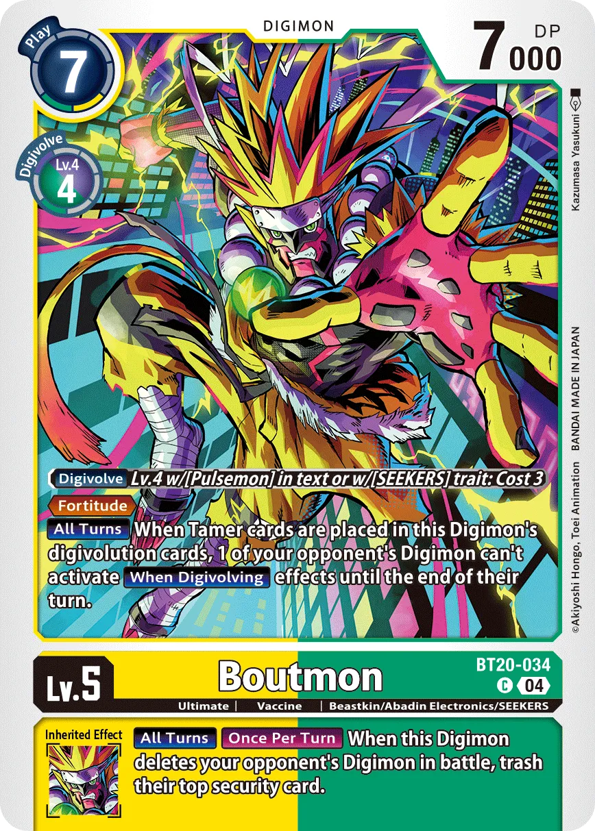 Boutmon &mdash; Digimon Card Game card