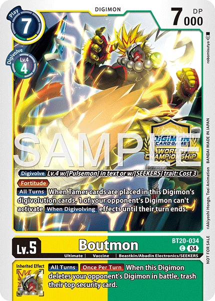 Boutmon &mdash; Digimon Card Game card