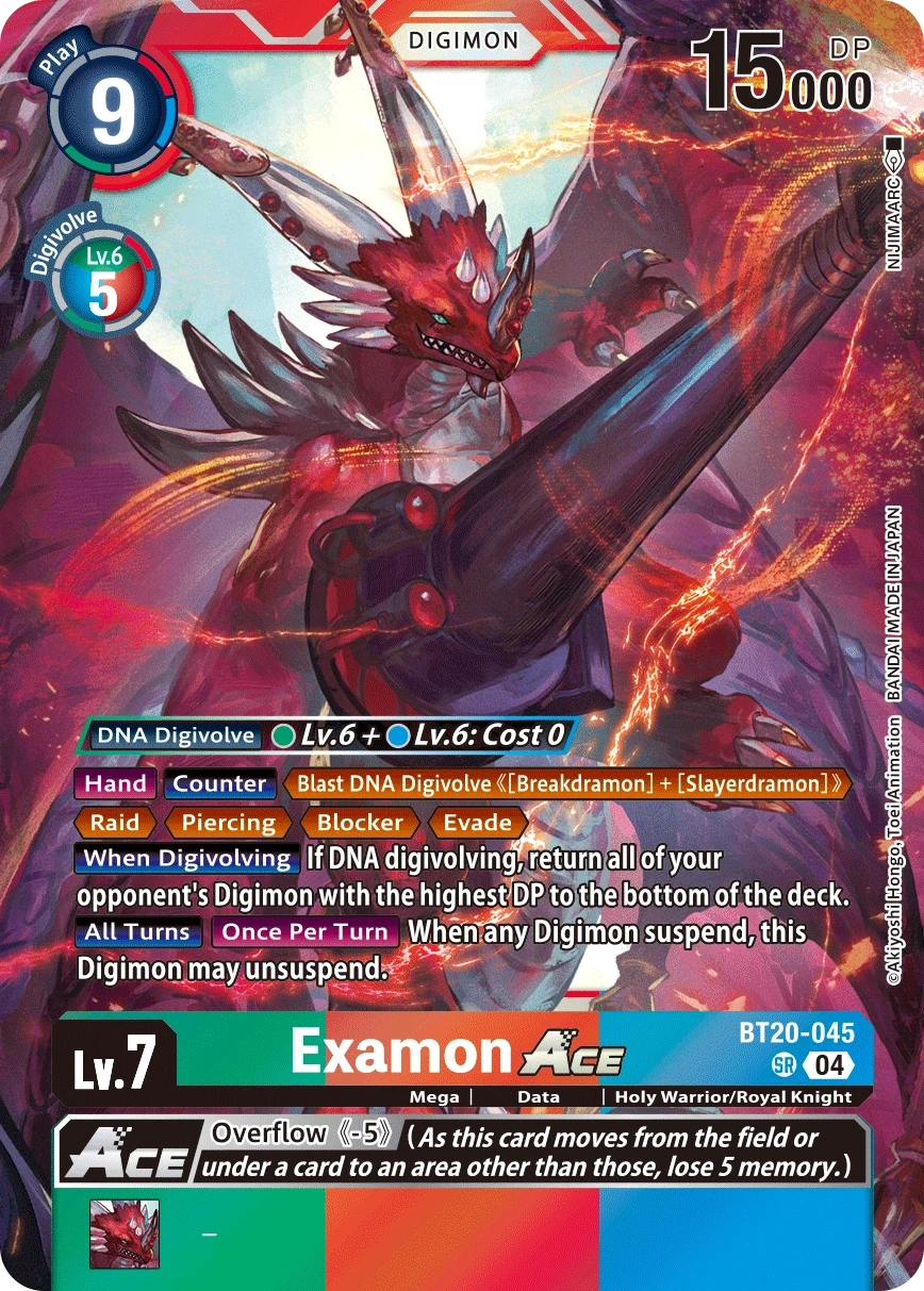 Examon ACE &mdash; Digimon Card Game card