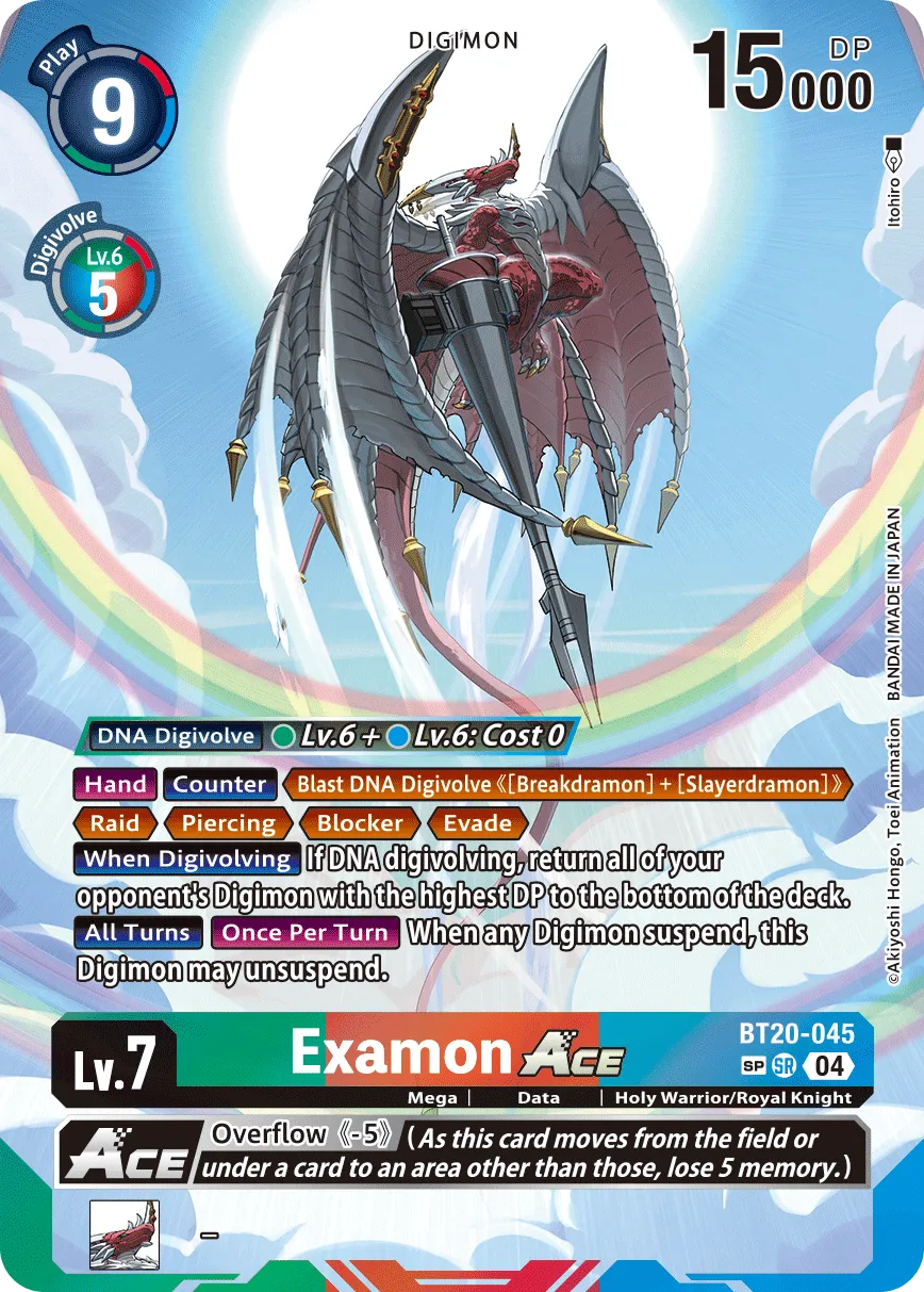 Examon ACE &mdash; Digimon Card Game card