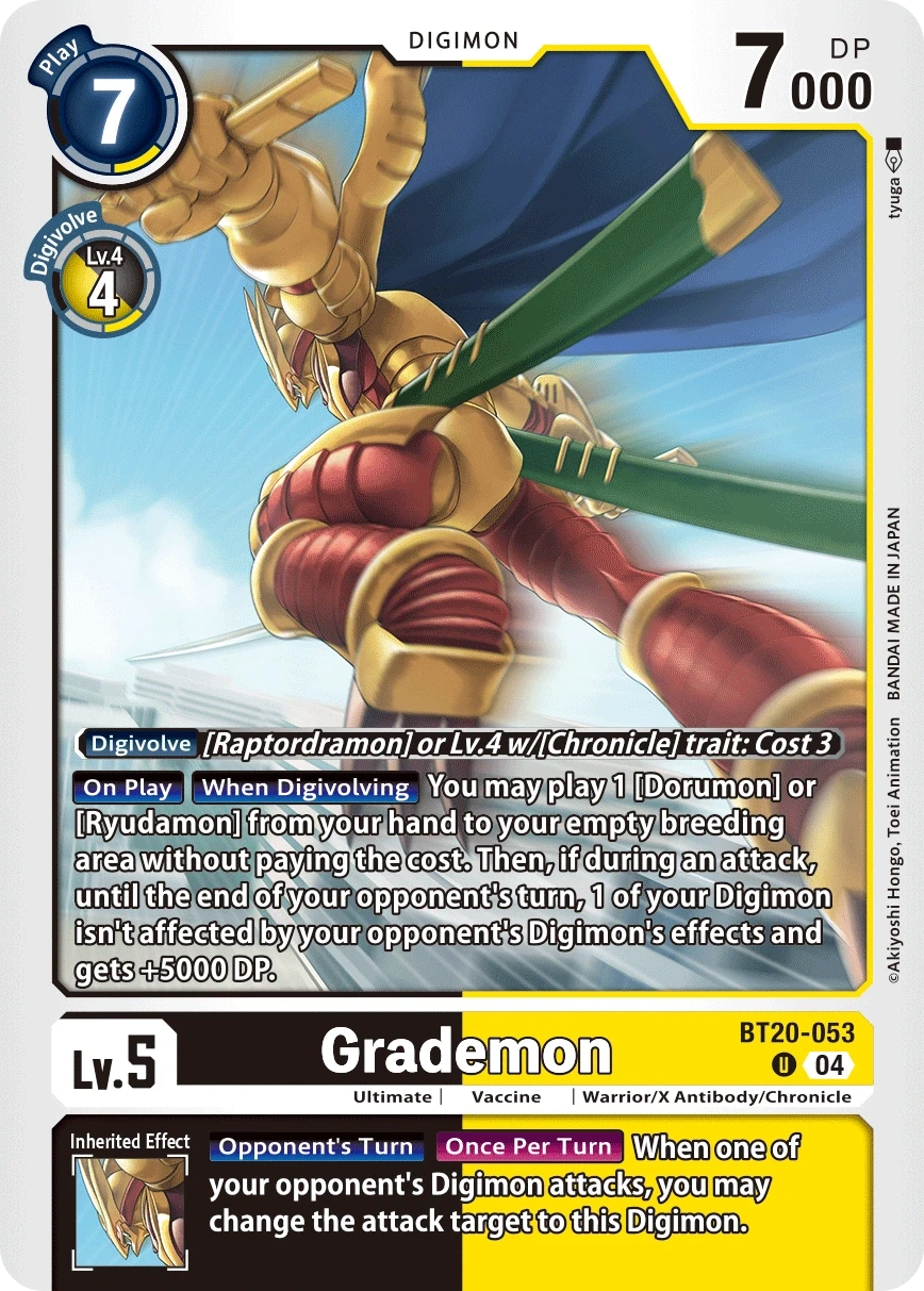 Grademon &mdash; Digimon Card Game card