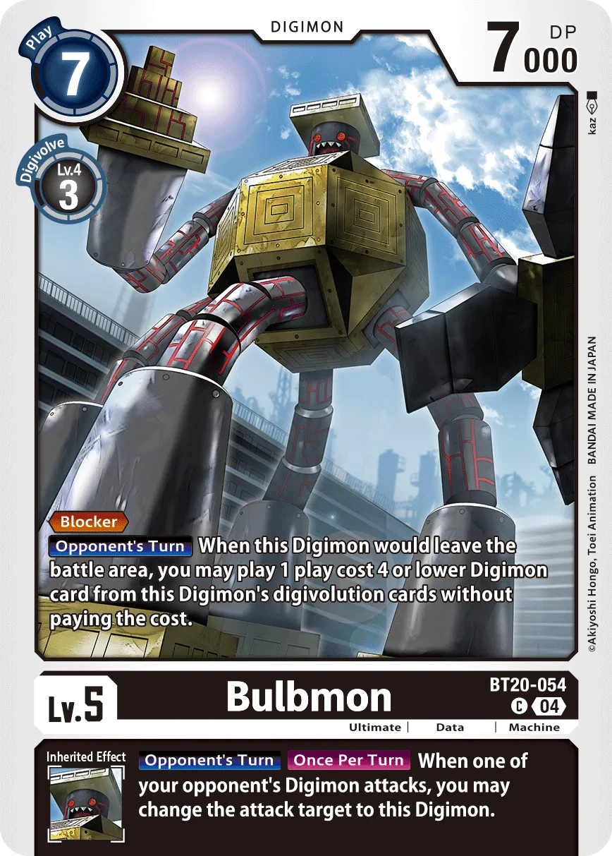 Bulbmon &mdash; Digimon Card Game card