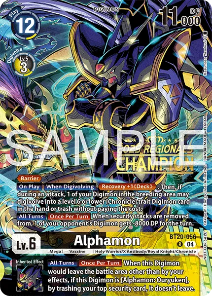 Alphamon &mdash; Digimon Card Game card