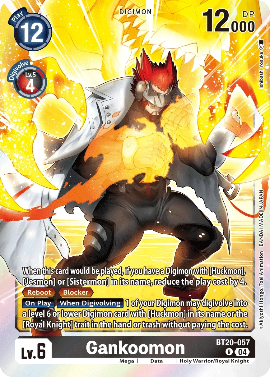 Gankoomon &mdash; Digimon Card Game card