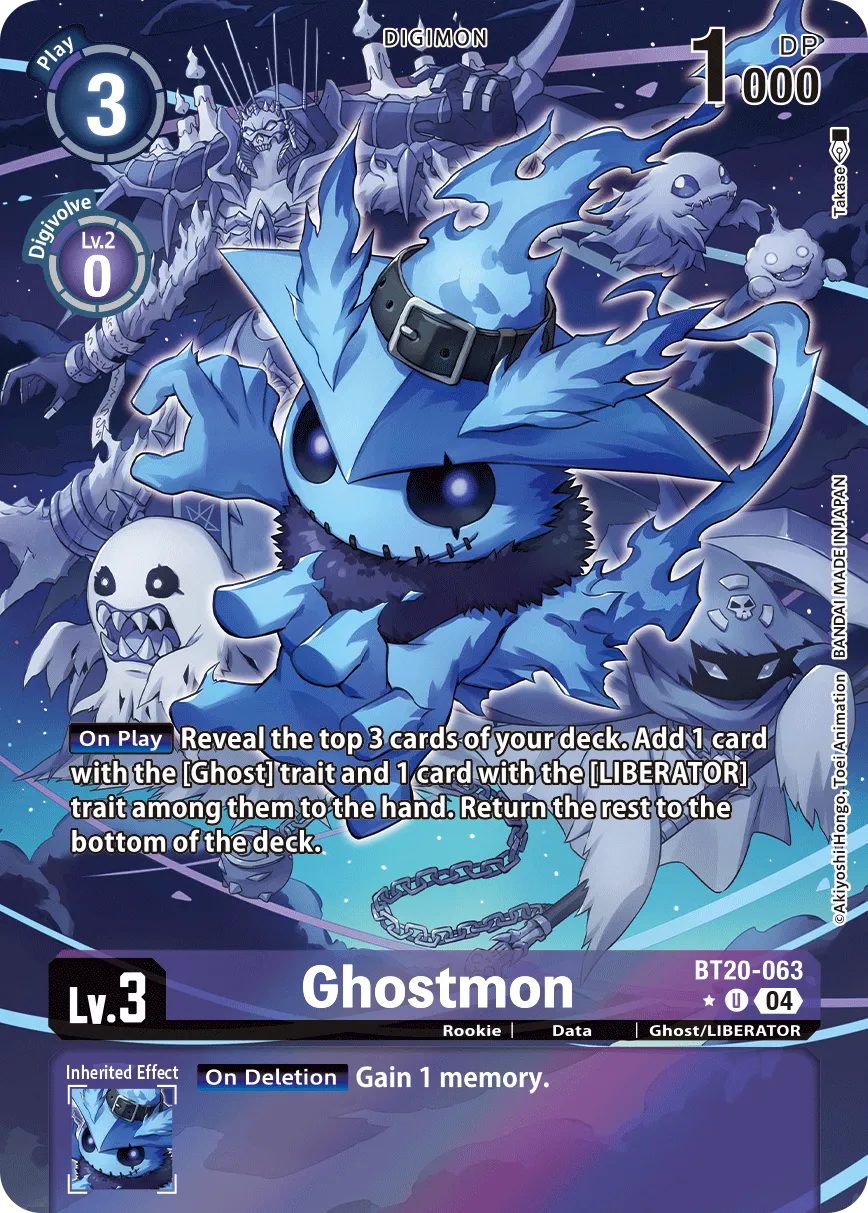Ghostmon &mdash; Digimon Card Game card