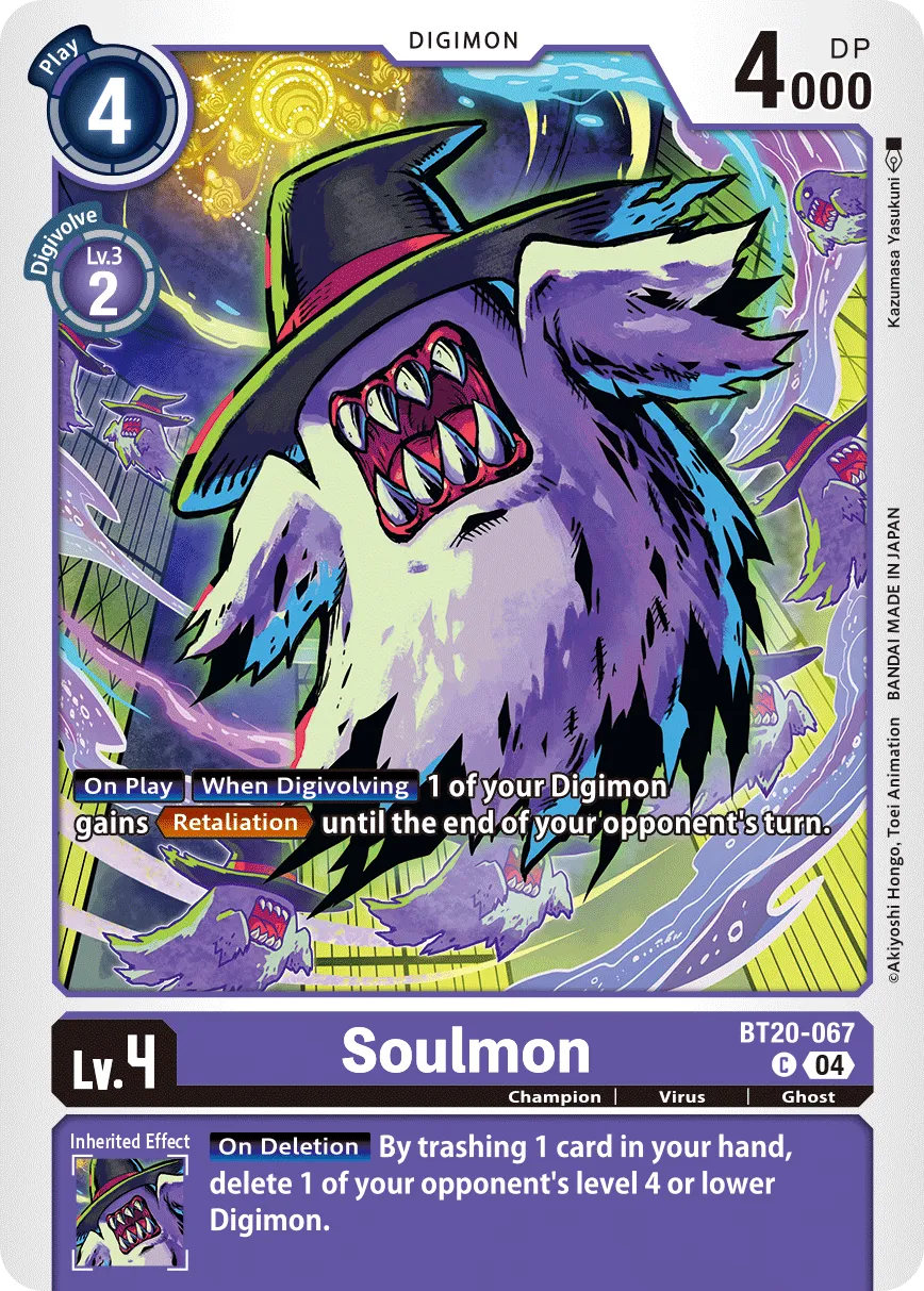Soulmon &mdash; Digimon Card Game card