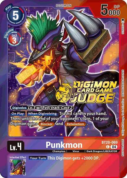 Punkmon &mdash; Digimon Card Game card