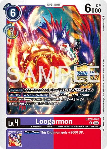 Loogarmon &mdash; Digimon Card Game card