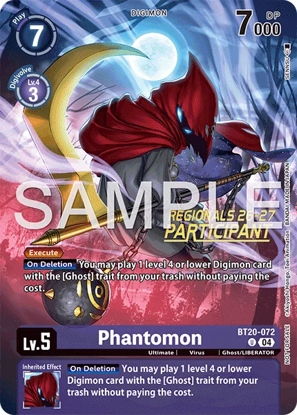 Phantomon &mdash; Digimon Card Game card