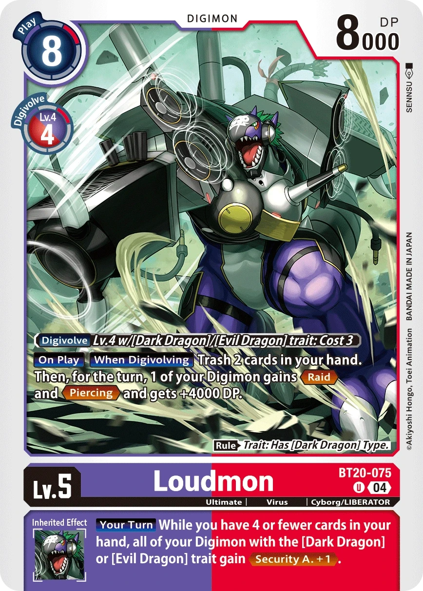 Loudmon &mdash; Digimon Card Game card