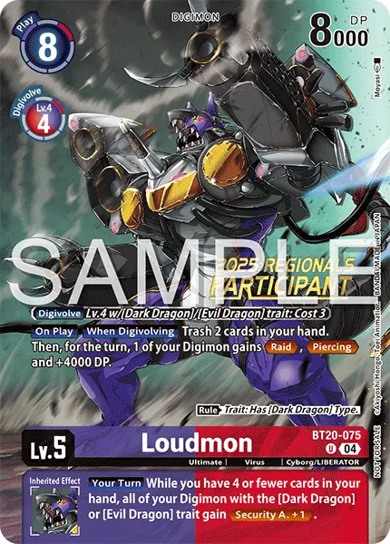 Loudmon &mdash; Digimon Card Game card