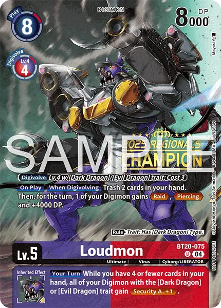 Loudmon &mdash; Digimon Card Game card