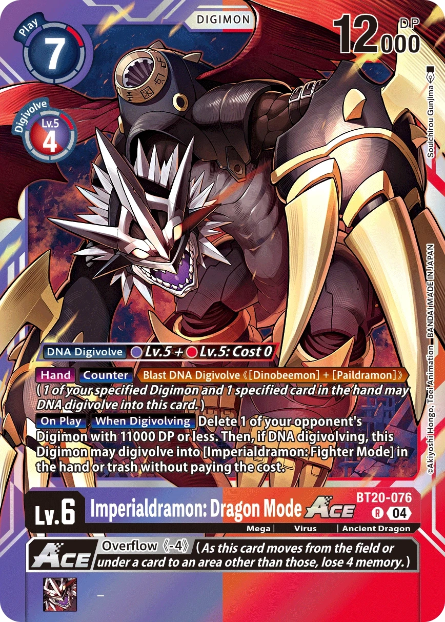 Imperialdramon: Dragon Mode ACE &mdash; Digimon Card Game card