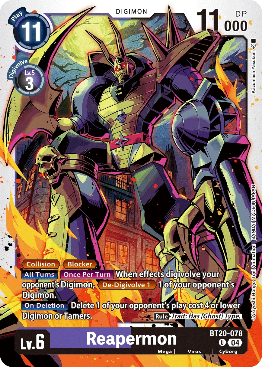 Reapermon &mdash; Digimon Card Game card