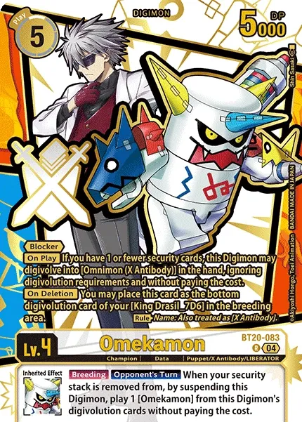 Omekamon &mdash; Digimon Card Game card
