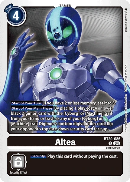 Altea &mdash; Digimon Card Game card
