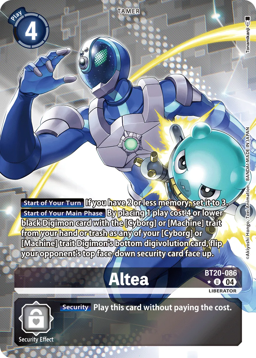 Altea &mdash; Digimon Card Game card