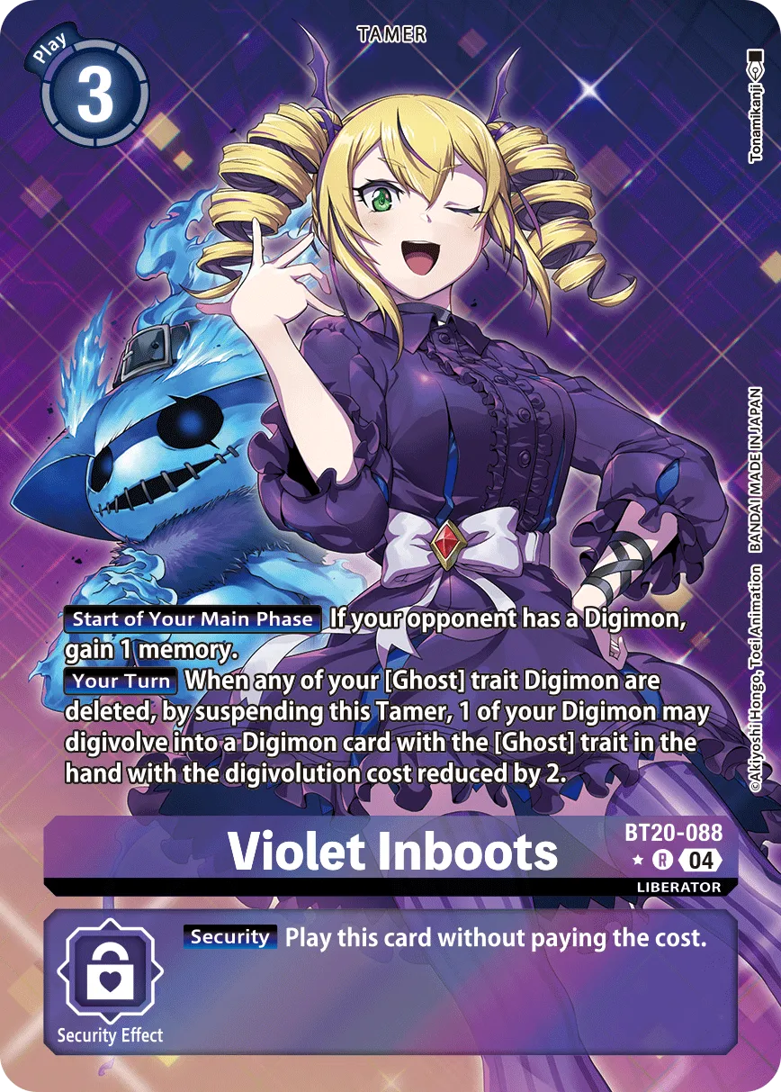Violet Inboots &mdash; Digimon Card Game card