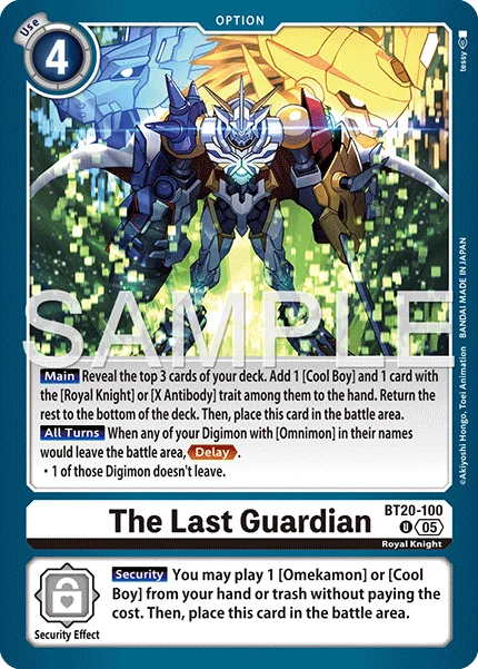 The Last Guardian &mdash; Digimon Card Game card