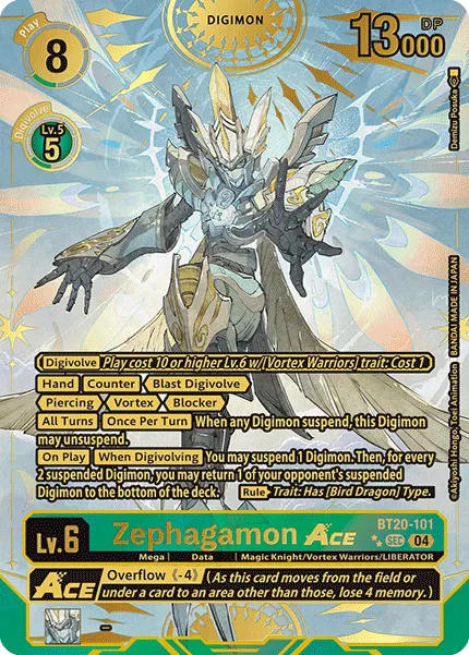 Zephagamon ACE &mdash; Digimon Card Game card