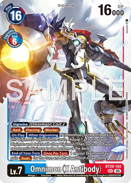 Omnimon (X Antibody) &mdash; Digimon Card Game card