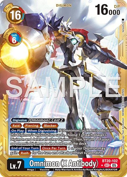 Omnimon (X Antibody) &mdash; Digimon Card Game card